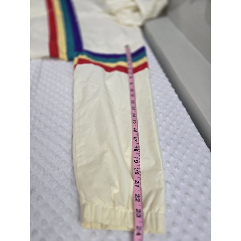 Vintage 80'S Arnold Palmer Golf Jacket 2 Pocket Mens XL Windbreaker Rainbow Hood - Picture 9 of 16